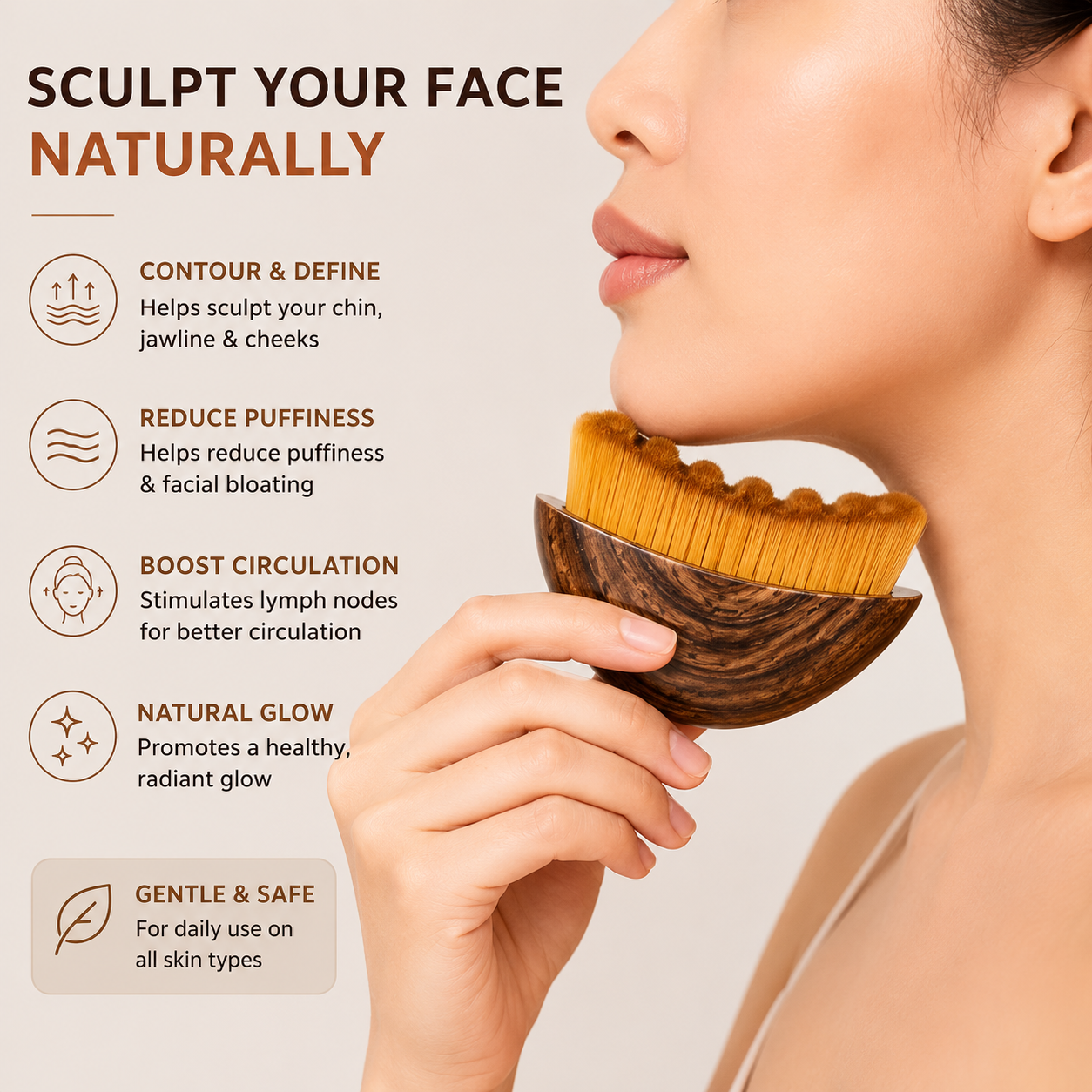 Lymphatic Contour Face Brush
